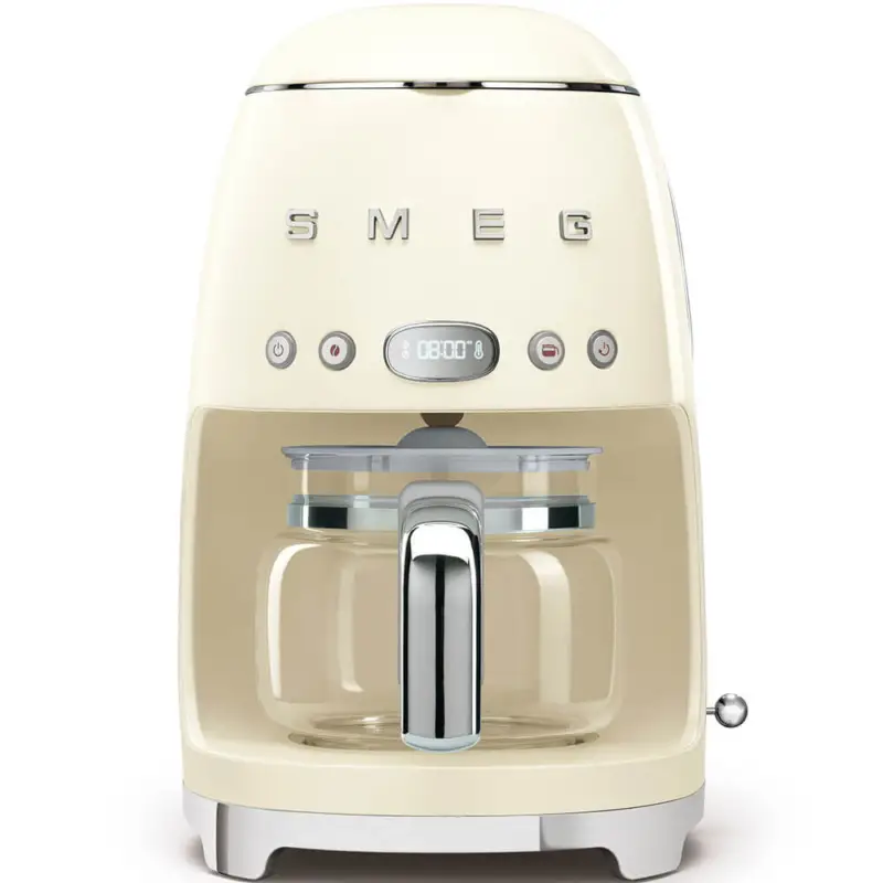 SMEG 50's style koffiezetapparaat kunststof crème Snelle Levering