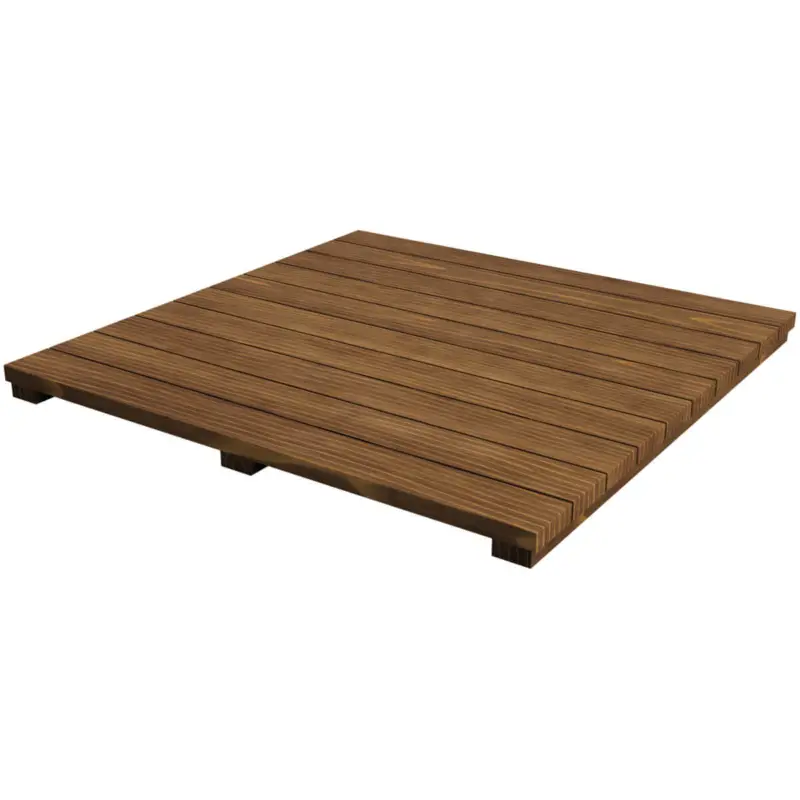Lage Kosten Big Green Egg Modular Outdoor Workspace Expansion Frame Insert acaciahout
