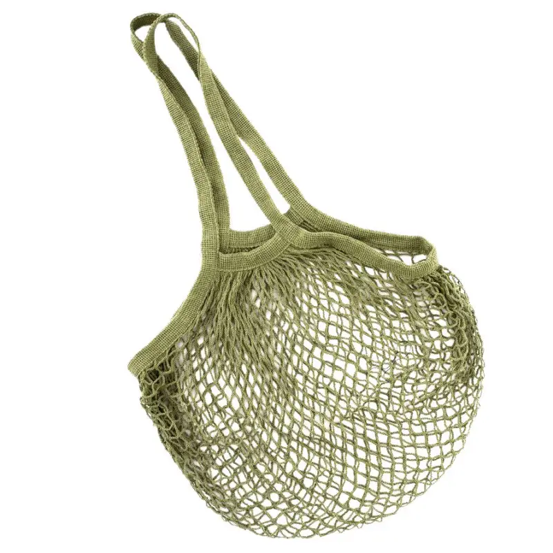 Point-Virgule Parijse nettas met lange handvatten 45 x 33 cm kaki Beperkte Voorraad