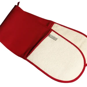 Aanbieding Le Creuset dubbele ovenwant 86 cm katoen rood