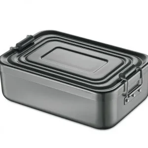 Küchenprofi lunchbox 18 x 12 cm aluminium antraciet Merkproduct