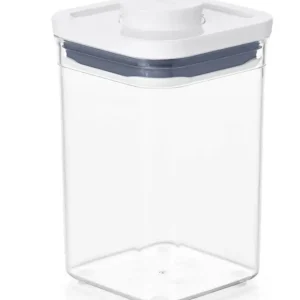 OXO Good Grips POP 2.0 voorraadpot vierkant 1 liter kunststof wit Veilige Betaling