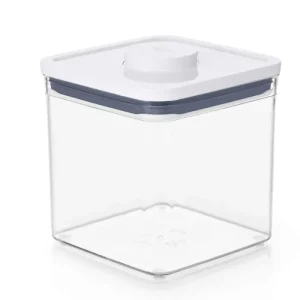 Alleen Vandaag OXO Good Grips POP 2.0 voorraadpot vierkant 2,6 liter kunststof wit