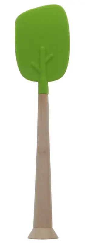 Beperkte Voorraad Ototo Timber spatel 30 cm silicone groen