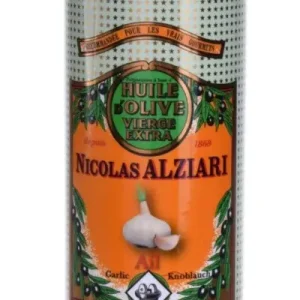 Hoge Kwaliteit Nicolas Alziari olijfolie knoflook blik 250 ml