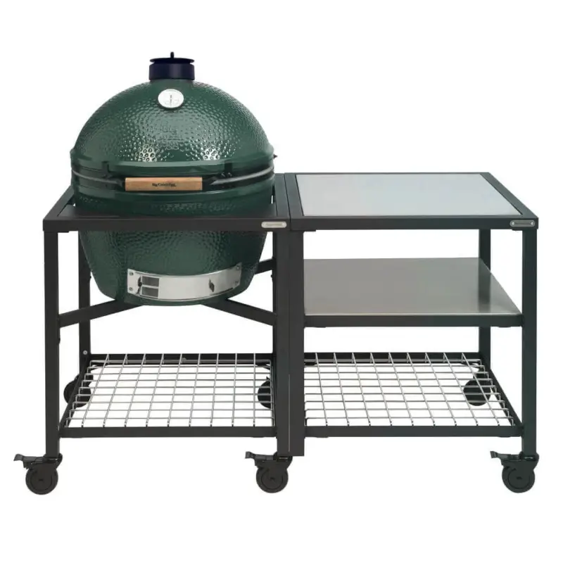 Laatste Kans Big Green Egg Modular Outdoor Workspace compleet systeem SS-SS-Grid incl. Extra Large barbecue