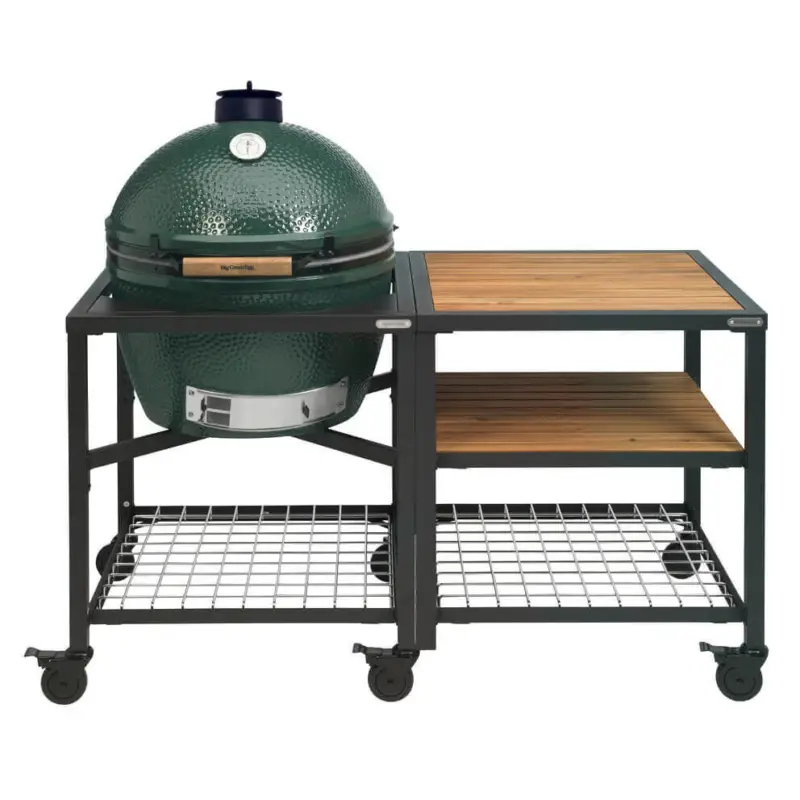 Rechtstreeks Van De Fabrikant Big Green Egg Modular Outdoor Workspace compleet systeem acacia incl. Extra Large barbecue