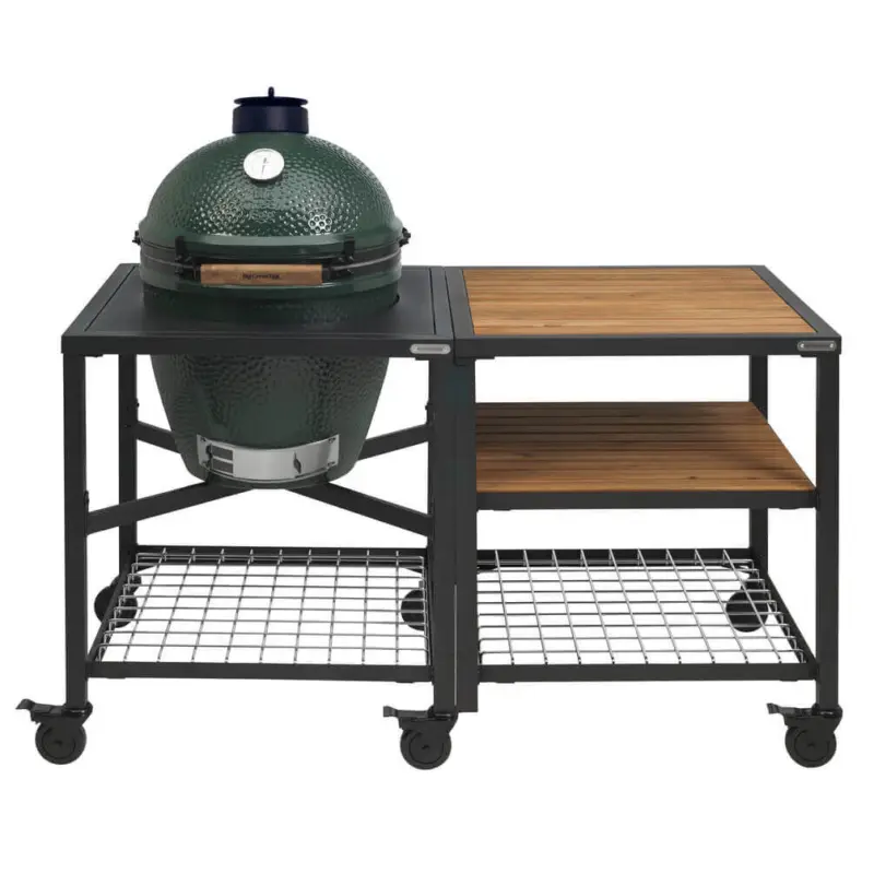 Gecertificeerd Big Green Egg Modular Outdoor Workspace compleet systeem acacia incl. Large barbecue
