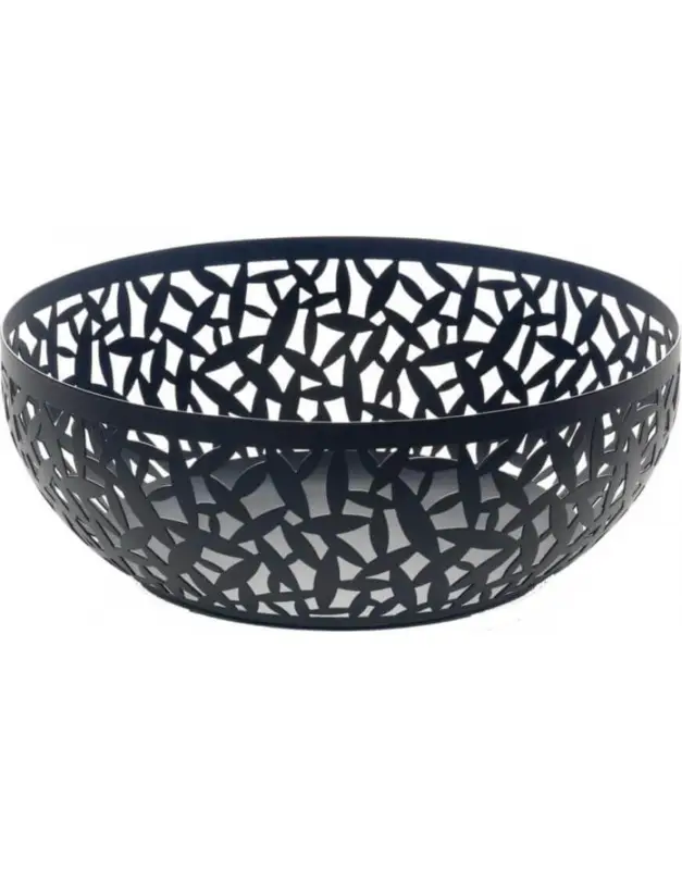 Alessi Cactus! fruitschaal rond ø 29 cm rvs zwart Meest Verkocht