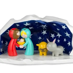 Alessi Happy Eternity Baby kerststal porselein wit Beste Prijs