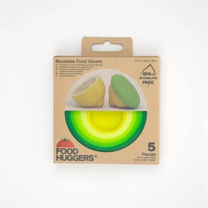 Food Huggers Fresh Greens vorm silicone 5-delig Rechtstreeks Van De Fabrikant