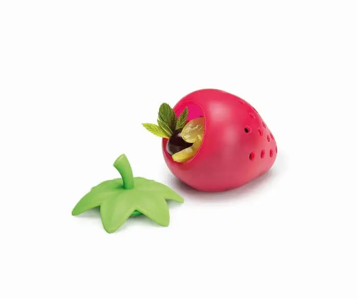 Ototo Tutti fruitinfuser ø 7 cm kunststof rood Voordeelprijs