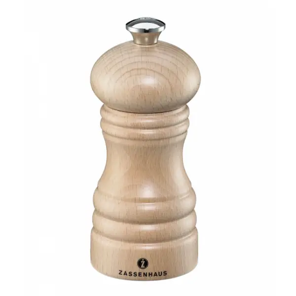 Betrouwbaar Zassenhaus Berlin Natur zoutmolen 12 cm hout blank