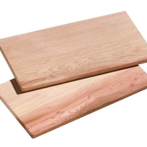 Küchenprofi grillplank rechthoek 40 x 15 cm cederhout 2 stuk Direct Verzonden