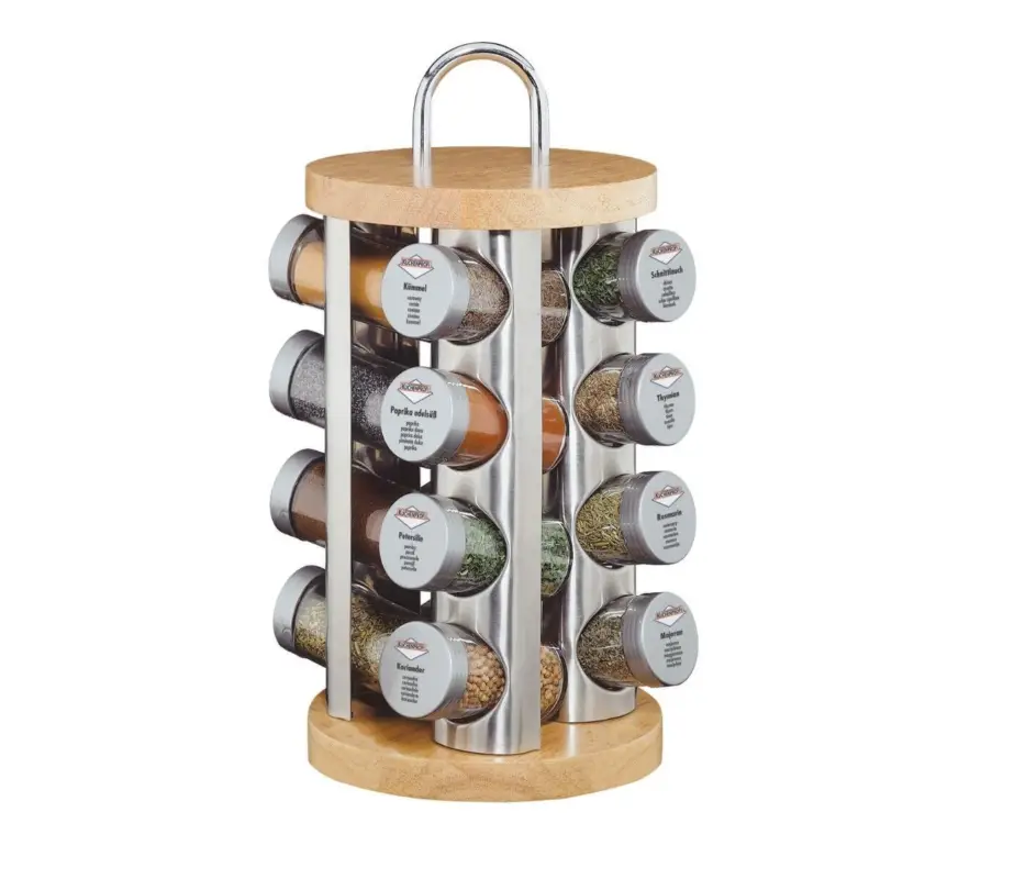 Betaalbaar Küchenprofi kruidenrek 16 kruiden ø 20 cm hout blank