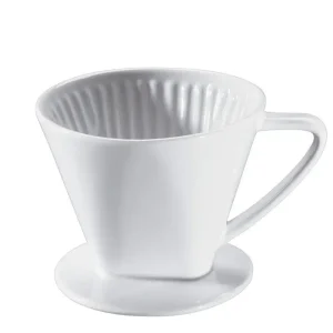 Shop Nu Cilio koffiefilter maat 2 keramiek wit