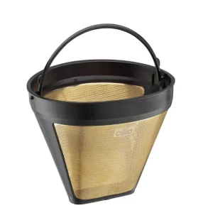 Cilio permanentfilter voor koffie Maat 2 goudkleurig Superprijs