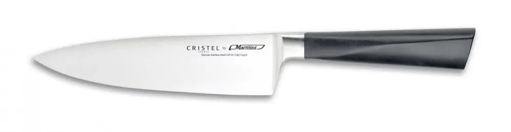 Cristel Marttiini koksmes 16 cm messenstaal zwart Weekendaanbieding