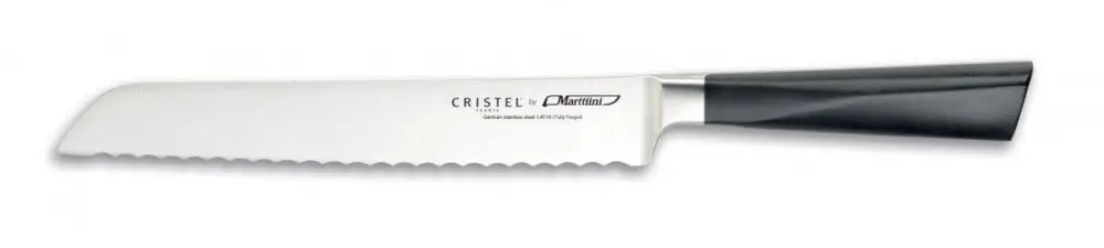 Cristel Marttiini broodmes 21 cm messenstaal zwart Finale Uitverkoop