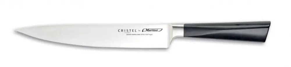 Cristel Marttiini vleesmes 21 cm messenstaal zwart Populair
