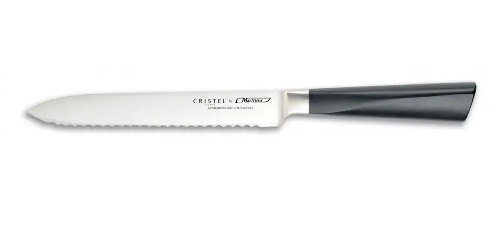 Actieprijs Cristel Marttiini worst-/tomatenmes 14 cm messenstaal zwart