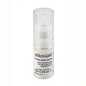 Silikomart Glitter Dust 10 gr zilverkleurig Laatste Versie