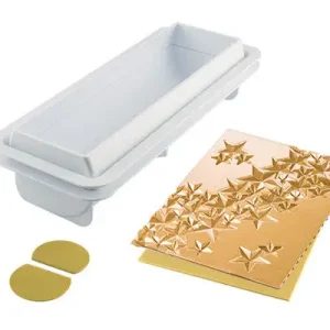 Meest Verkocht Silikomart 3Design Starlight Bûche bakvorm wit