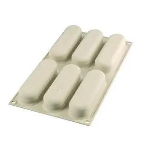 Silikomart 3Design Kit Pop Éclair bakvorm silicone grijs 2-delig Rechtstreeks Van De Fabrikant