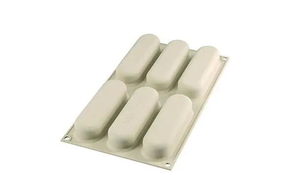 Silikomart 3Design Kit Pop Éclair bakvorm silicone grijs 2-delig Rechtstreeks Van De Fabrikant