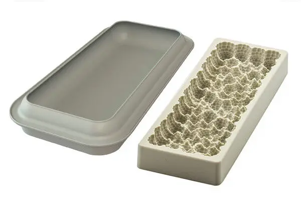 Finale Uitverkoop Silikomart 3Design Kit Frutti Rossi bakvorm silicone grijs 2-delig