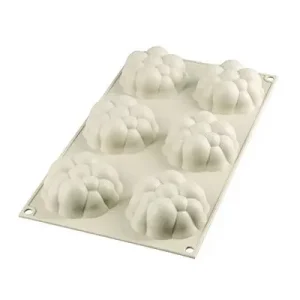 Lage Prijs Silikomart 3Design Bollicine bakvorm ø 7 cm silicone grijs