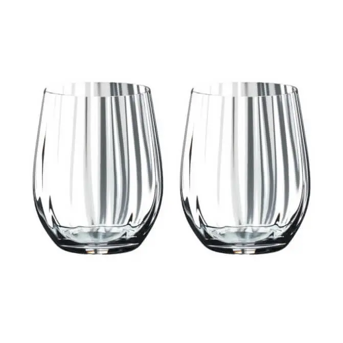 Tijdelijk Beschikbaar Riedel Optical 'O' whiskyglas 344 ml kristalglas 2 stuks