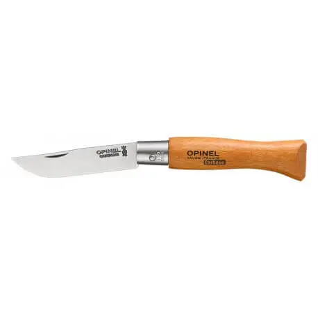 Opinel Carbone No. 05 zakmes 6 cm koolstofstaal hout Dagaanbieding