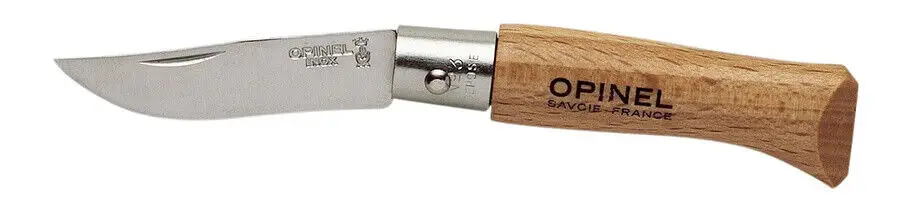 Opinel zakmes No. 03 4 cm rvs naturel Beperkt Aanbod