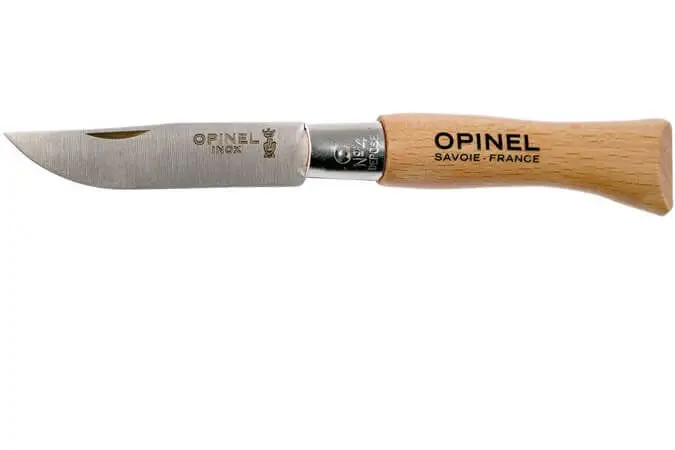 Opinel zakmes No. 04 5 cm rvs naturel Betrouwbaar