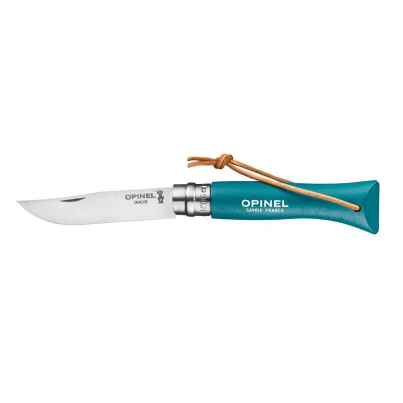 Laatste Kans Opinel zakmes No. 06 7 cm rvs turquoise