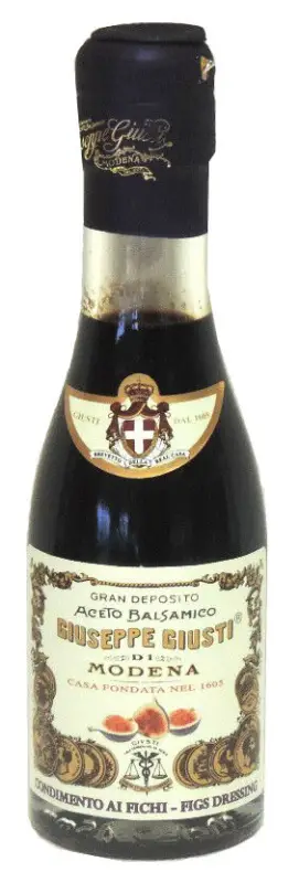 Giuseppe Giusti balsamico-azijn met vijg 12 jaar 100 ml in champagnefles Meest Verkocht