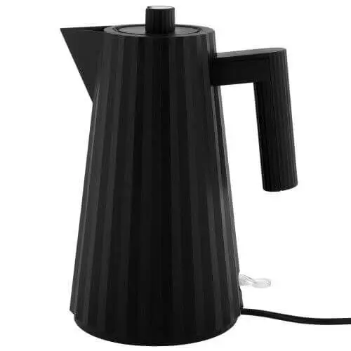 Beste Prijs Alessi Plissé waterkoker 1,7 liter kunststof zwart