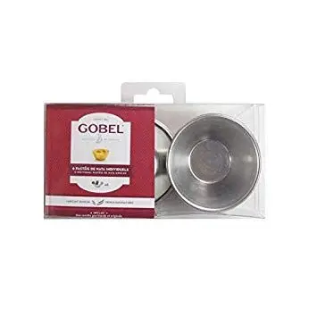 Betaalbaar Gobel pasteivormpjes ø 7,5 cm 6 stuks tin