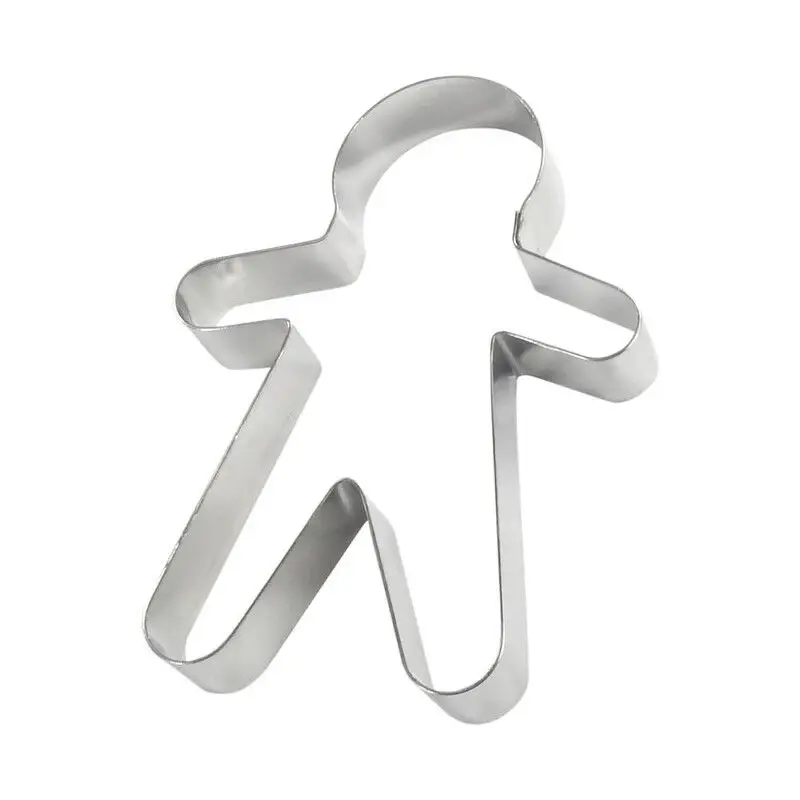 Korting Gobel Gingerbread man uitsteekvorm 10,5x 7 cm h 1,5 cm rvs