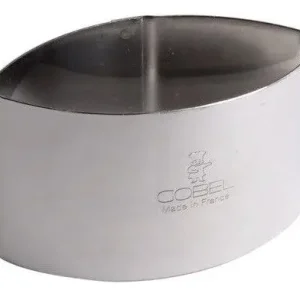 Korting Gobel calisson vorm ovaal 5,3 x 3,0 cm rvs glans