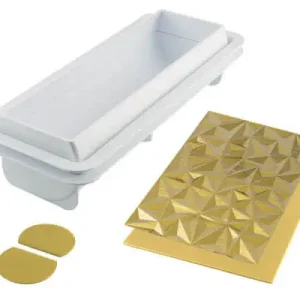 Direct Verzonden Silikomart 3Design Diamant Bûche bakvorm wit