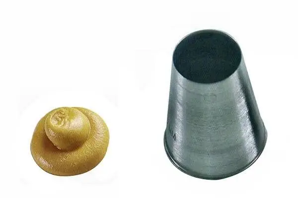 Silikomart spuitmond glad ø 7 mm rvs Gratis Retour