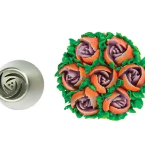 Silikomart spuitmond Bloem 37 rvs Populair