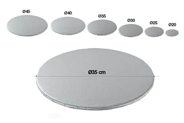 Betaalbaar Silikomart Wonder Cakes platte dikke taartbodem ø 35 cm zilverkleurig