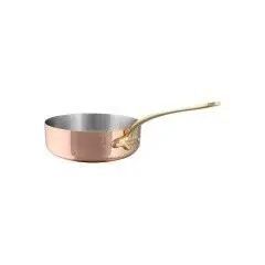 Goedkoop Mauviel M'150B sauteerpan rond ø 16 cm koper bronzen greep