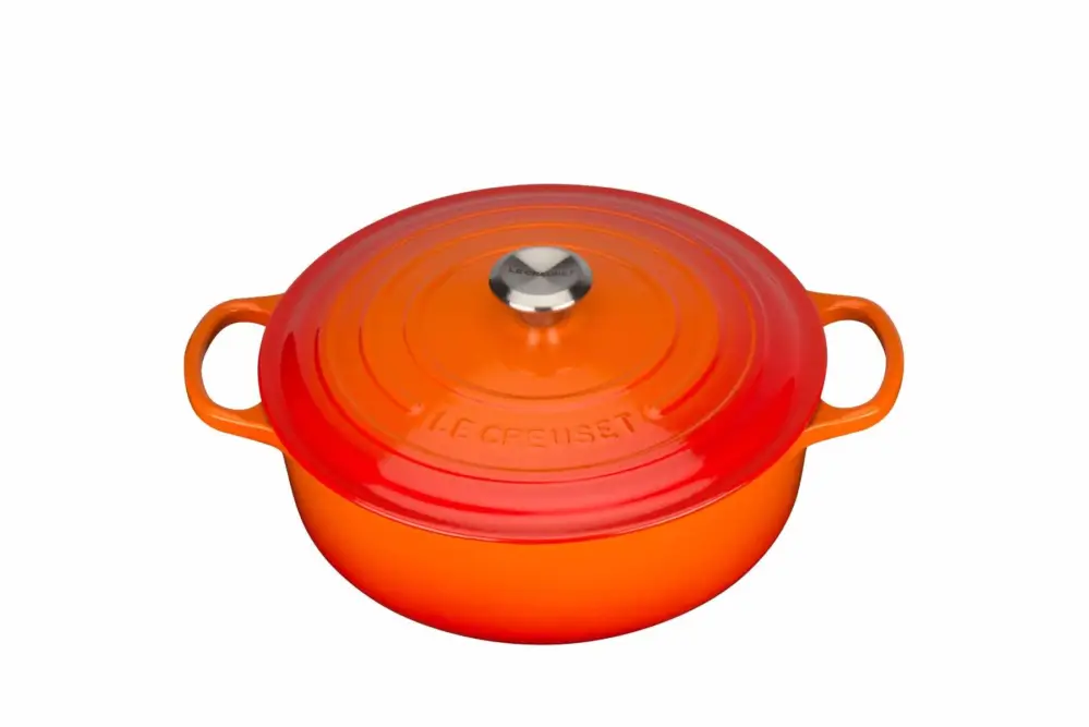 Koop Vandaag Le Creuset Signature risottopan 6,2 liter ø 30 cm gietijzer vulcanique