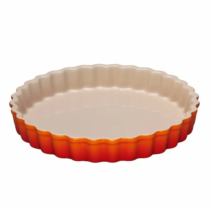 Tijdelijk Beschikbaar Le Creuset taartvorm ø 28 cm aardewerk vulcanique