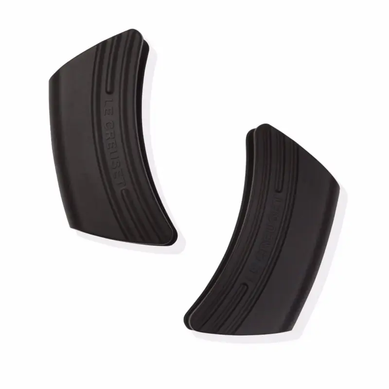 Le Creuset handvatten 12 x 6,5 cm silicone zwart 2 stuks Beste Prijs