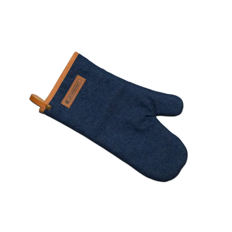 Lage Kosten Le Creuset ovenwant 35 x 18 cm textiel Denim